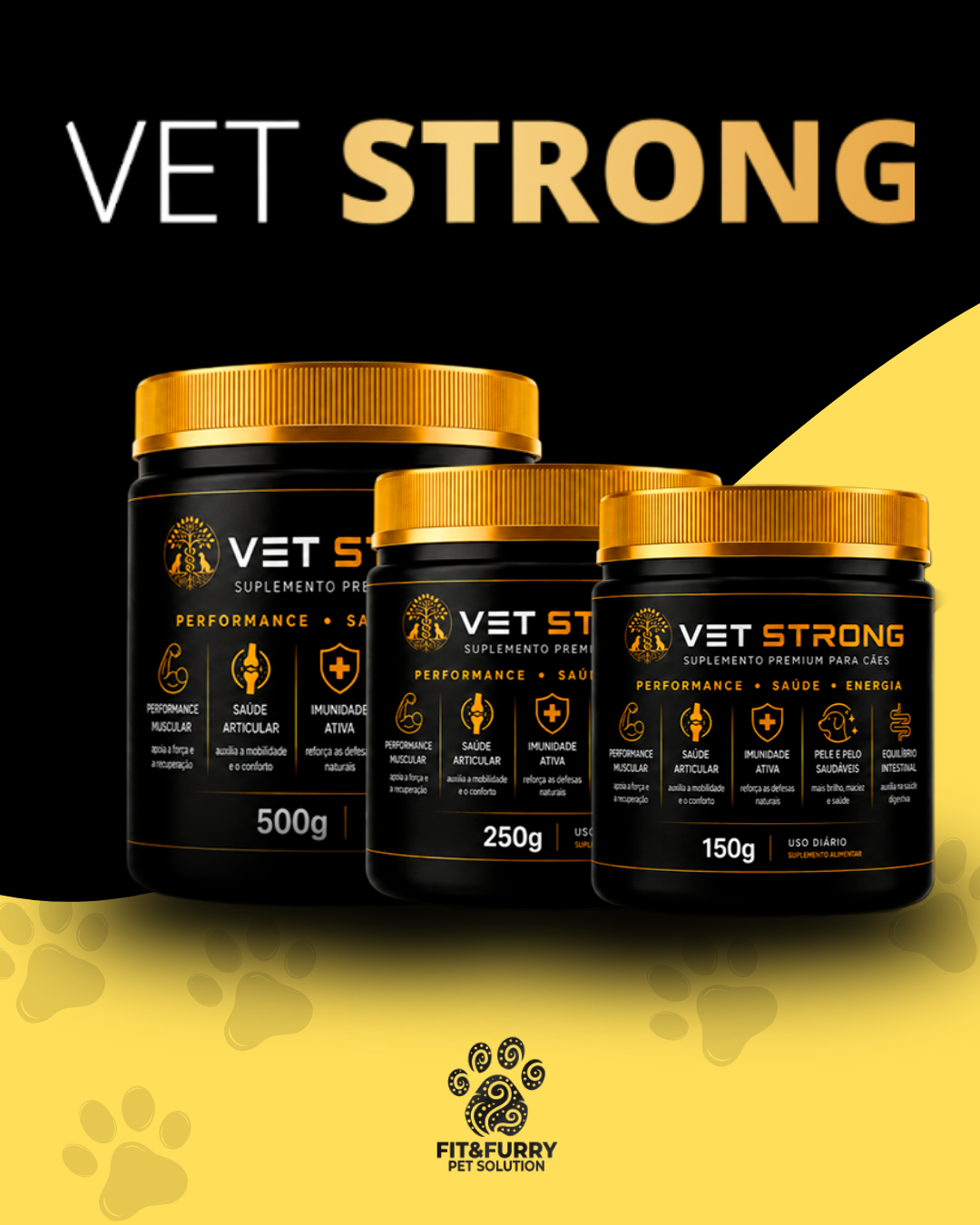 Vet Strong — Suplemento premium para cães
